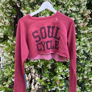 long sleeve soul cycle sweater
